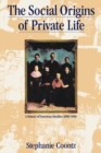 Image for The social origins of private life: a history of American families 1600-1900