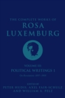 Image for The Complete Works of Rosa Luxemburg Volume III : Political Writings 1, On Revolution 1897–1905