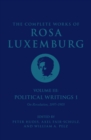 Image for Complete Works of Rosa Luxemburg Volume III: Political Writings 1. On Revolution: 1897-1905