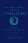 Image for Complete Works of Rosa Luxemburg, Volume III: Political Writings 1: On Revolution-1897-1905