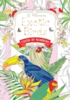 Image for Exotic Birds Postcard Book US : Colour by Numbers