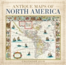 Image for Antique Maps of North America Wall Calendar 2018 (Art Calendar)