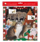 Image for Ivory Cats by Lesley Anne Ivory: An American Christmas advent calendar (with stickers)