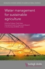 Image for Water Management for Sustainable Agriculture