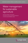 Image for Water management for sustainable agriculture