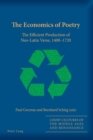 Image for The economics of poetry  : the efficient production of neo-Latin verse, 1400-1720