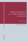 Image for Verbal Semantics in a Tibeto-burman Language: The Bodo Verb