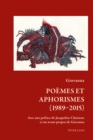 Image for Poemes et Aphorismes (1989-2015) : 2