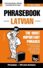 Image for English-Latvian phrasebook &amp; 250-word mini dictionary