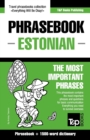 Image for English-Estonian phrasebook &amp; 1500-word dictionary