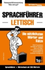 Image for Sprachfuhrer Deutsch-Lettisch und Mini-Woerterbuch mit 250 Woertern