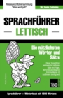 Image for Sprachfuhrer Deutsch-Lettisch und Kompaktwoerterbuch mit 1500 Woertern