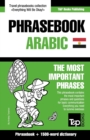 Image for English-Egyptian Arabic phrasebook and 1500-word dictionary