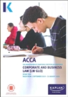 Image for CORPORATE AND BUSINESS LAW (GLO) - STUDY TEXT