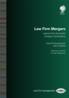Image for Law firm mergers  : lessons from successful strategic combinations