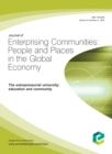 Image for The entrepreneurial university: education and community: 11