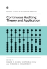 Image for Continuous auditing  : a book of theory and application