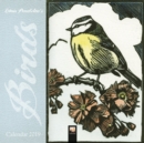 Image for Chris Pendleton Birds Linocut mini wall calendar 2019 (Art Calendar)
