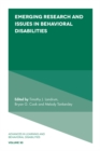 Image for Emerging research and issues in behavioral disabilities