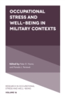 Image for Occupational stress and well-being in military contexts : 16