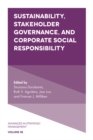 Image for Sustainability, Stakeholder Governance, and Corporate Social Responsibility
