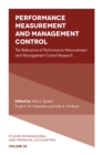 Image for Performance measurement and management control: the relevance of performance measurement and management control research