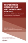Image for Performance measurement and management control  : the relevance of performance measurement and management control research