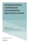 Image for International corporate governance and regulation