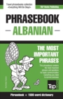 Image for English-Albanian phrasebook and 1500-word dictionary