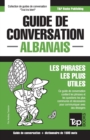 Image for Guide de conversation Francais-Albanais et dictionnaire concis de 1500 mots