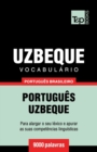 Image for Vocabulario Portugues Brasileiro-Uzbeque - 9000 palavras