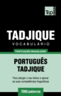 Image for Vocabulario Portugues Brasileiro-Tadjique - 7000 palavras