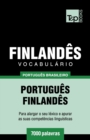 Image for Vocabulario Portugues Brasileiro-Finlandes - 7000 palavras