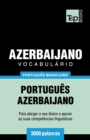 Image for Vocabulario Portugues Brasileiro-Azerbaijano - 3000 palavras