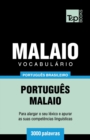 Image for Vocabulario Portugues Brasileiro-Malaio - 3000 palavras