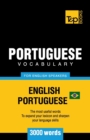 Image for Portuguese vocabulary for English speakers - English-Portuguese - 3000 words : Brazilian Portuguese