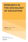 Image for Research in the Sociology of Education
