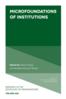 Image for Microfoundations of institutions
