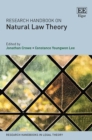 Image for Research Handbook on Natural Law Theory