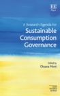Image for A research agenda for sustainable consumption governance