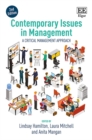 Image for Contemporary issues in management  : a critical management approach