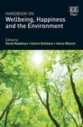 Image for Handbook on wellbeing, happiness and the environment