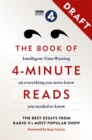Image for The book of 4 minute reads  : intelligent time wasting from Radio 4