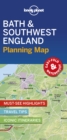 Image for Lonely Planet Bath &amp; Southwest England Planning Map
