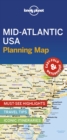 Image for Lonely Planet Mid-Atlantic USA Planning Map