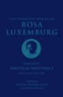 Image for The Complete Works of Rosa Luxemburg Volume IV