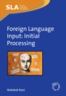 Image for Foreign language input: initial processing