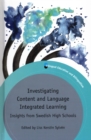 Image for Investigating Content and Language Integrated Learning