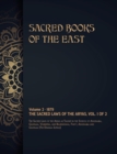 Image for The Sacred Laws of the Aryas : Volume 1 of 2