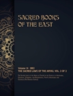 Image for The Sacred Laws of the Aryas : Volume 2 of 2